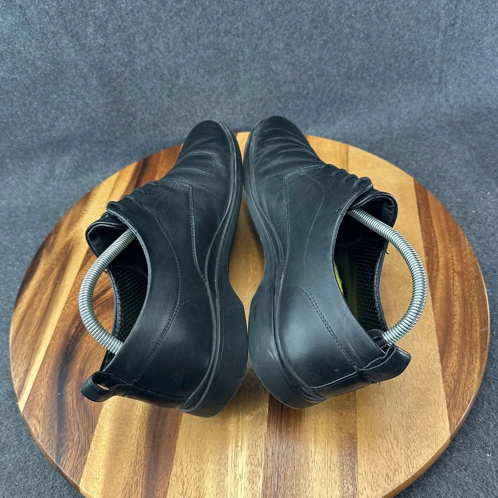 Amberjack The Original Derby Shoes Men's Size 9 Black Leather Comfort Hybrid